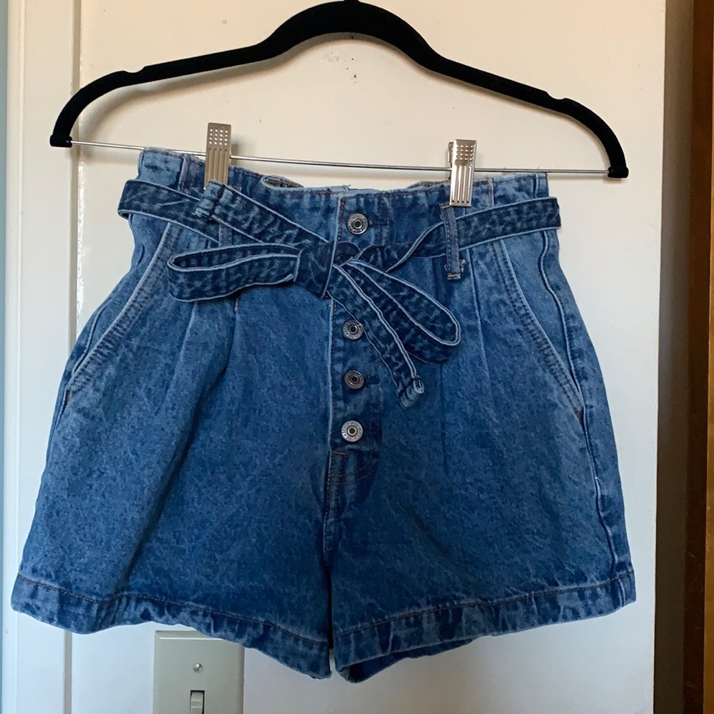 Denim shorts